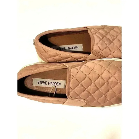 Steve Madden Pink Quilted Loafers Size 6.5 1B - Picture 6 of 10